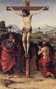 Crucifixion with Sts John and Jerome Francesco Francia